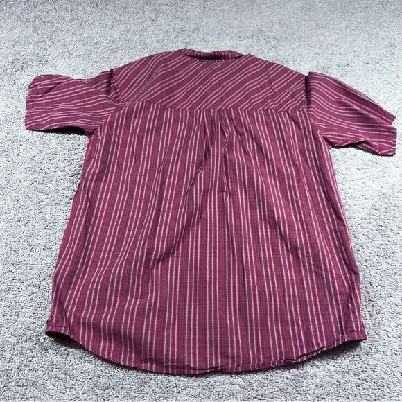 REI Shirt Short Sleeve Button Up Mens Button Front Pocket Cotton blend Size L - Picture 5 of 5